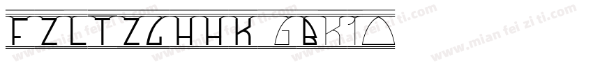 FZLTZCHHK gBk10字体转换
